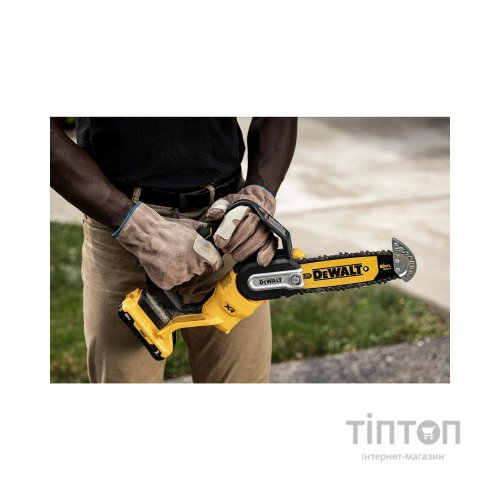 Ланцюгова пила DeWALT міні, 18 XR Li-ion 5Ah, безщіткова, шина 20 см (DCMPS520P1)
