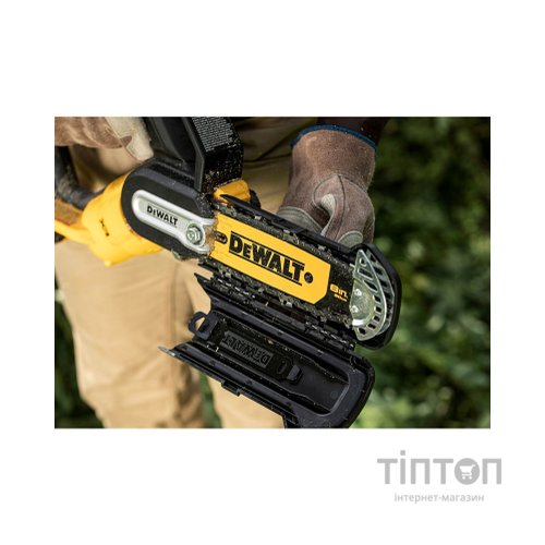 Ланцюгова пила DeWALT міні, 18 XR Li-ion 5Ah, безщіткова, шина 20 см (DCMPS520P1)