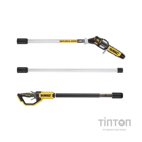 Ланцюгова пила DeWALT висоторіз 18V, 5Ah, довжина шини 20 см (DCMPS567P1)