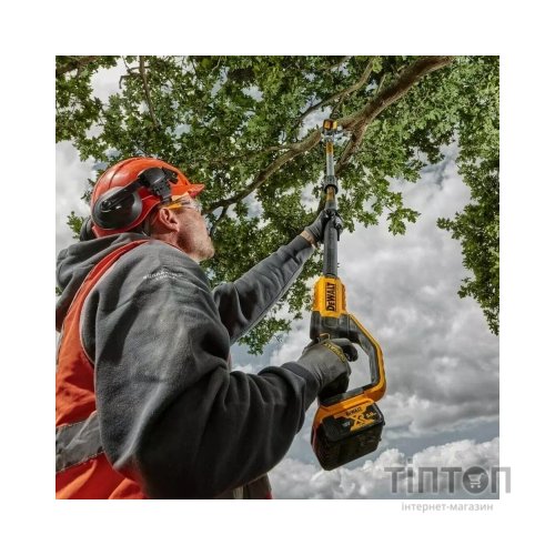 Ланцюгова пила DeWALT висоторіз 18V, 5Ah, довжина шини 20 см (DCMPS567P1)