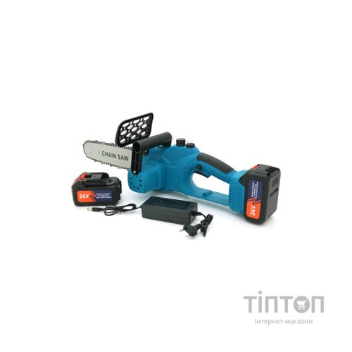 Ланцюгова пила Domotec Chain Saw 12*, 24V акумуляторна, 2xАКБ, ЗУ (Chain Saw 12/2)