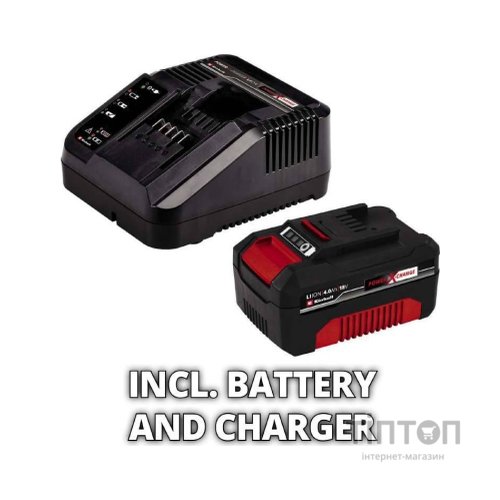 Ланцюгова пила Einhell FORTEXXA 18/30 Li Kit 18V, 4Ah, 30см (4600010K2)