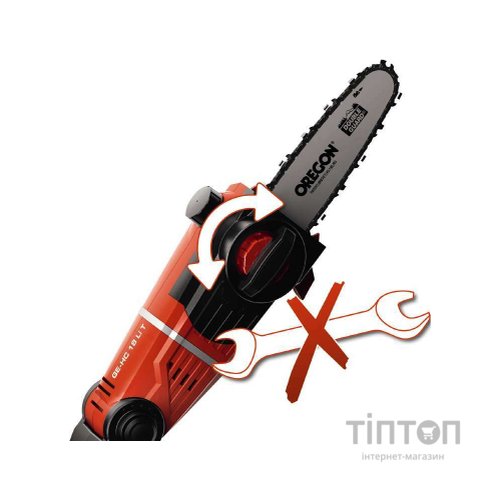 Ланцюгова пила Einhell GE-HC 18 LI T-Solo акумуляторная сучкорез (3410800)