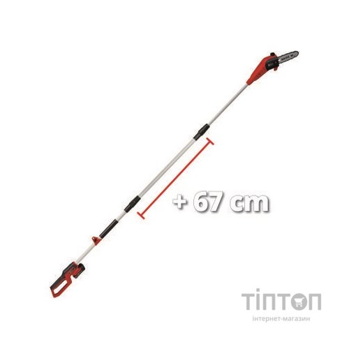 Ланцюгова пила Einhell висоторіз GC-LC 18/20 Li T-Solo, шина 20 см, 18В, 195мм, 228-288 см (без АКБ та ЗП) (3410581)