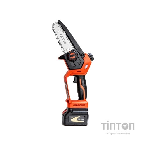Ланцюгова пила GTM CS18/127BL, 18В, шина 5"/12,7см, 4Ah (CS18/127BL KIT)
