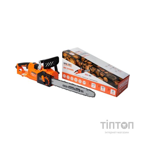 Ланцюгова пила SEQUOIA 2.4к Вт, шина 40 см, ланцюг 3/8'', 1.3 мм, 5.3 кг (SEC2416SOL)