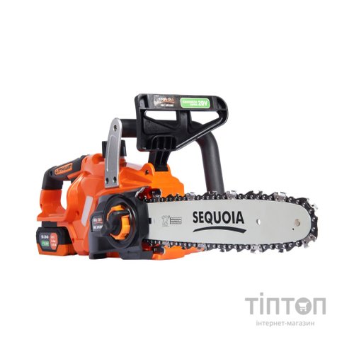 Ланцюгова пила SEQUOIA 20, безщіт. двиг, шина 30 см, АКБ 4 Ач та ЗП, 3.2 кг (SBC2012BS-EV)