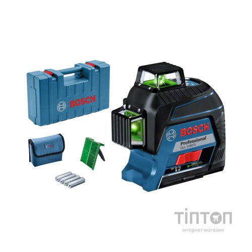 Лазерний нівелір Bosch GLL 3-80 G у кейсі (0.601.063.Y00)