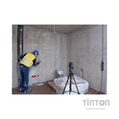 Лазерний нівелір Bosch Professional GCL 2-50 G, до 15 м, з тримачем RM 10, затиском DK 10, мішенню, кейс (0.601.066.M02)