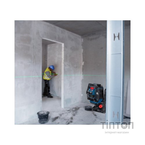 Лазерний нівелір Bosch Professional GCL 2-50 G, до 15 м, з тримачем RM 10, затиском DK 10, мішенню, кейс (0.601.066.M02)