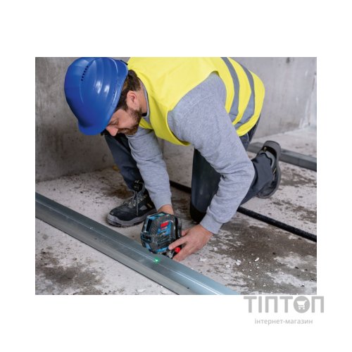 Лазерний нівелір Bosch Professional GCL 2-50 G, до 15 м, з тримачем RM 10, затиском DK 10, мішенню, кейс (0.601.066.M02)