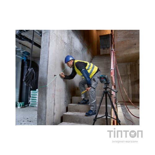 Лазерний нівелір Bosch Professional GCL 2-50 G, до 15 м, з тримачем RM 10, затиском DK 10, мішенню, кейс (0.601.066.M02)