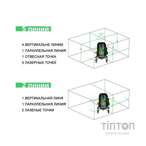 Лазерний нівелір Deko LL57GA 5 (12167)