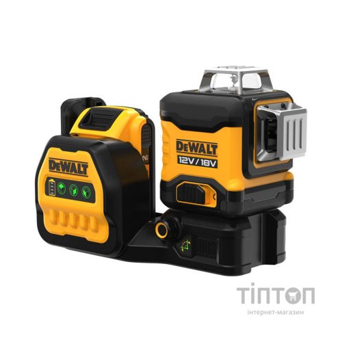 Лазерний нівелір DeWALT лінійний 10.8/12/18В XR Li-Ion, зелений промінь, 1x2Ah 18V, TSTAK (DCE089D1G18)