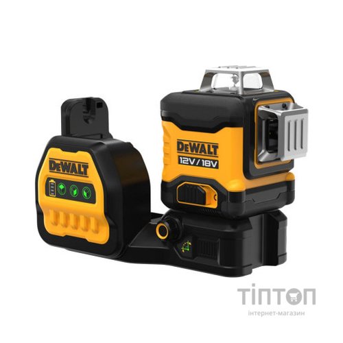Лазерний нівелір DeWALT лінійний 10.8/12/18В XR Li-Ion, зелений промінь, 1x2Ah 18V, TSTAK (DCE089D1G18)