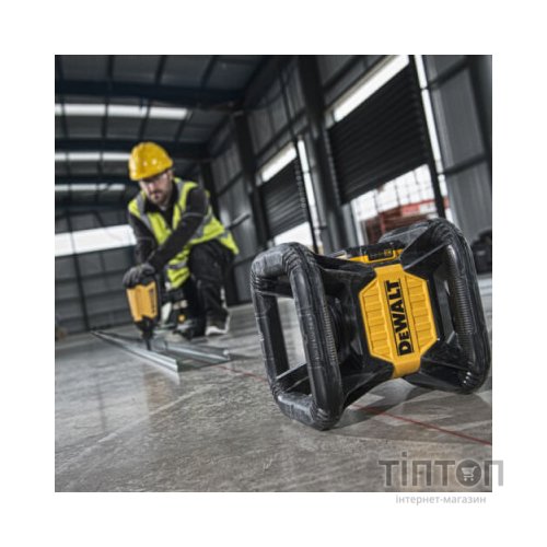 Лазерний нівелір DeWALT ротаційний, 18В XR Li-Ion, червоний промінь, 4.5 кг, 2Ah, ЗУ, кейс (DCE074D1R)