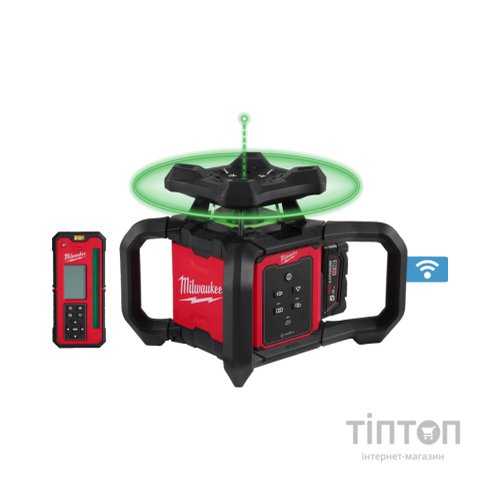 Лазерний нівелір Milwaukee ротаційний M18 RLOHVG300-501C 300M, 5Ah (4933493194)