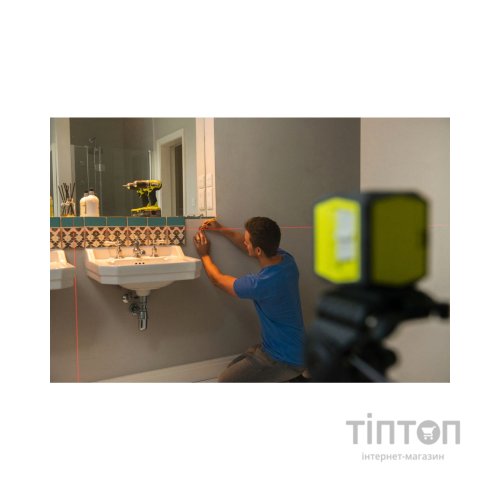 Лазерний нівелір Ryobi RBCLLR1 до 10м, перехресний, червоний промінь (5133004863)