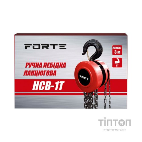 Лебідка Forte HCB-1T, цепная 1т, 3м (121866)