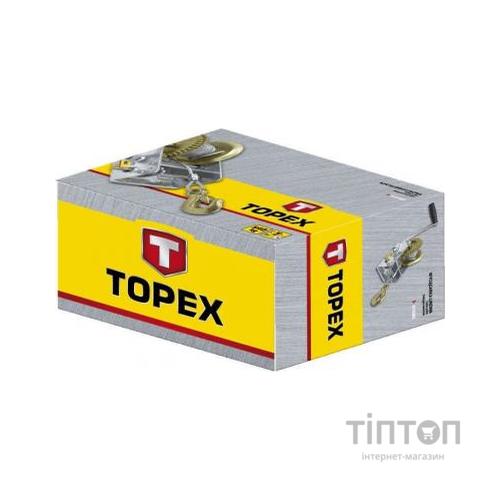 Лебідка Topex канатная с храповым тормозом 0.55 т, канат 10 м (97X085)