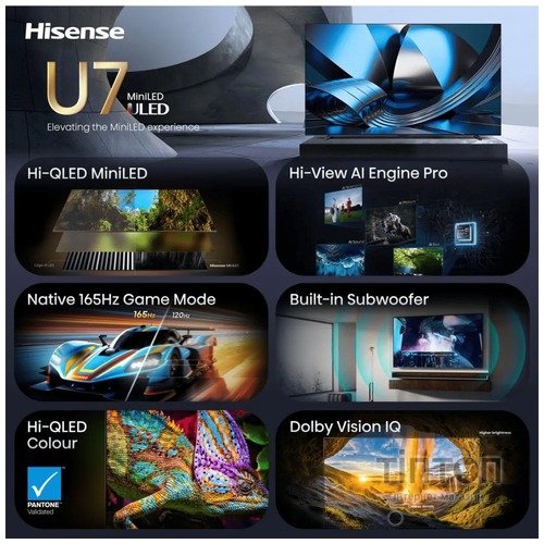 LED-телевізор Hisense 100U7SE