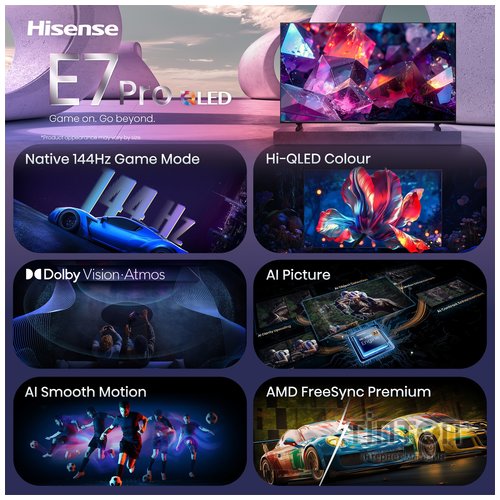 LED-телевізор Hisense 43E7S PRO 