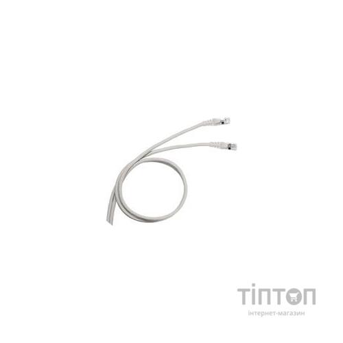 Патч-корд 2.0м, U/UTP, RJ45, cat.5e, ПВХ, grey, LCS2 LEGRAND (051637)