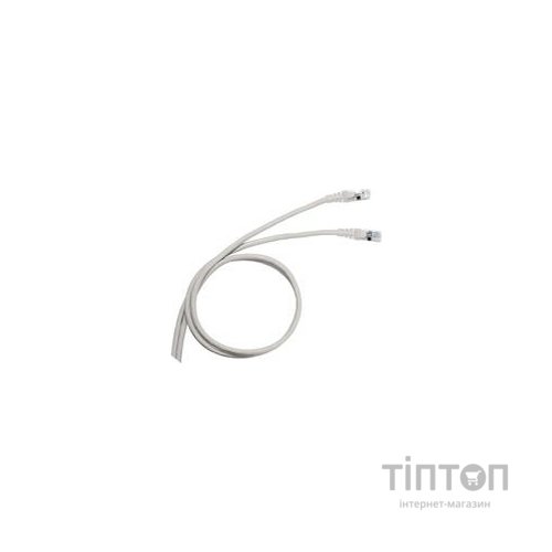 Патч-корд 2.0м, U/UTP, RJ45, cat.5e, ПВХ, grey, LCS2 LEGRAND (051637)