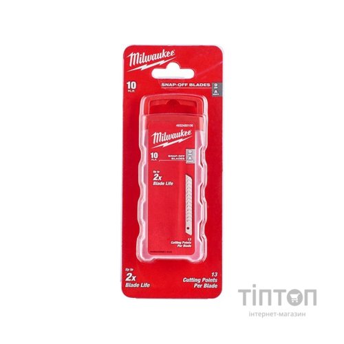 Лезо Milwaukee сегментоване 9 мм, 10 шт (4932480106)