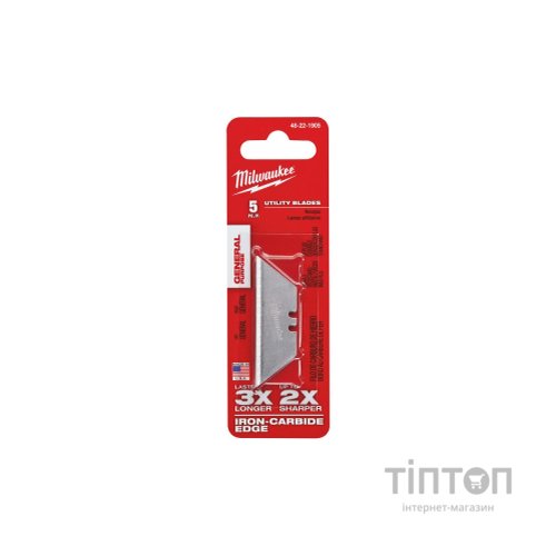 Лезо Milwaukee трапецієподібне універсальне, 5шт (48221905)