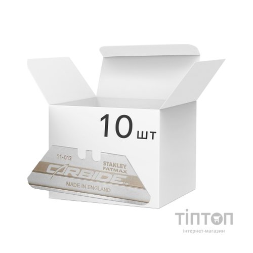 Лезо Stanley Carbide, трапецеподібні із закругленими кутами, 10 штук. (FMHT11012-2)