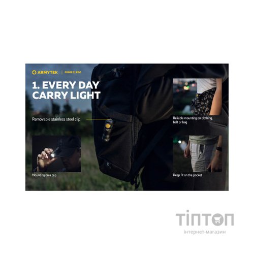 Ліхтар Armytek Prime C1 Pro Marnet USB Warm (F07901W)