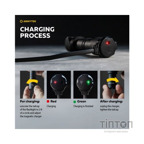 Ліхтар Armytek Wizard C2 Pro Max Marnet USB White (F06701C)