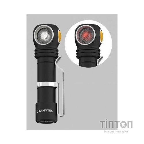 Ліхтар Armytek Wizard C2 WR Marnet USB Red/Warm (F06901W)