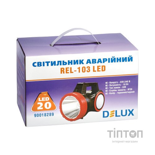 Ліхтар Delux REL-103 20 LED 10W (90018289)