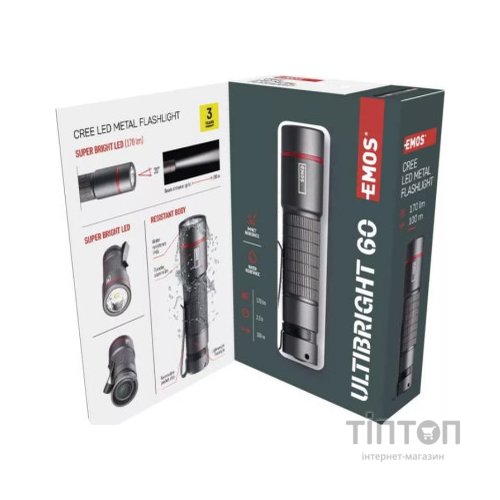 Ліхтар EMOS P3160 170Lm 1AAA Metal (P3160)