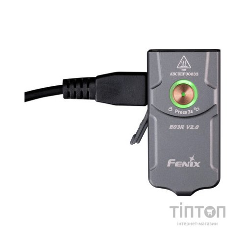 Ліхтар Fenix E03R V2.0 Blue (E03RV20BL)