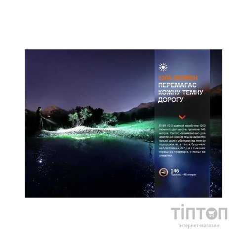 Ліхтар Fenix E18R V2.0 (E18RV20)