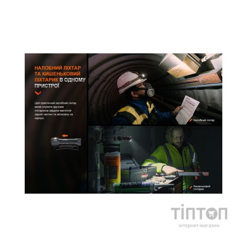 Ліхтар Fenix HM61R V2.0 (HM61RV20)