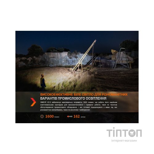 Ліхтар Fenix HM61R V2.0 (HM61RV20)