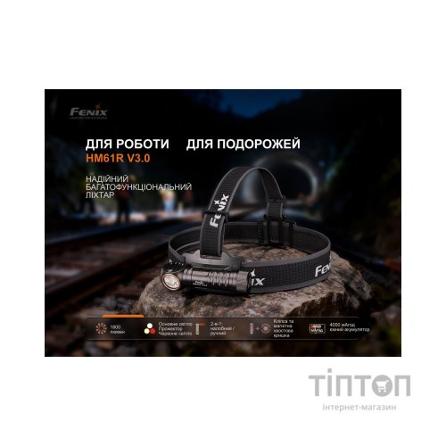 Ліхтар Fenix HM61R V3.0 (HM61RV30)