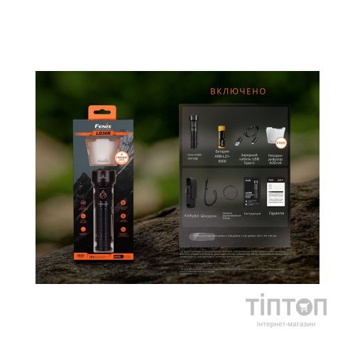 Ліхтар Fenix LD36RB чорний (LD36RB)