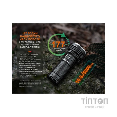 Ліхтар Fenix LR40R V2.0 (LR40RV20)