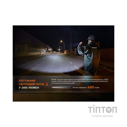 Ліхтар Fenix WF26R з магнітною зарядкою (WF26R)