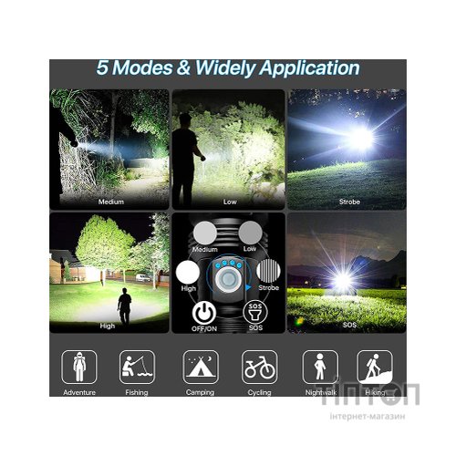 Ліхтар HiSmart P50 LED (AA620203)