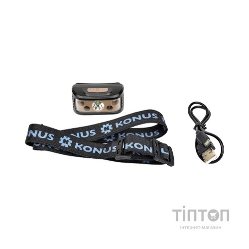 Ліхтар Konus Konusflash-7 (236 Lm) Sensor USB Rechargeable (3924)