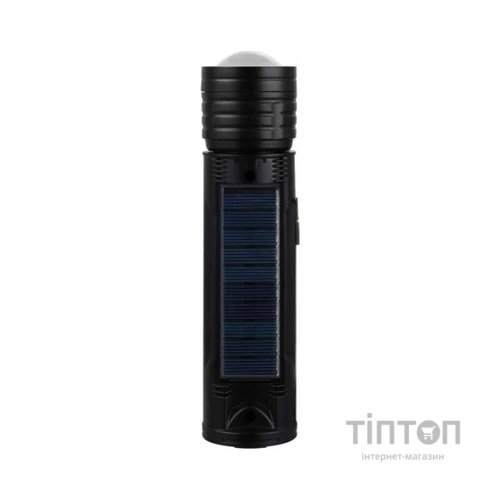 Ліхтар NEWVEW NV-C1006 Solar Panel 1200mAh Black (NWVW-NV-C1006-BK)