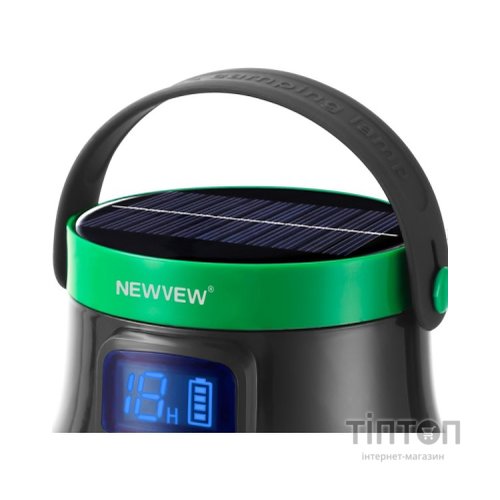 Ліхтар NEWVEW NV-E936 50W Solar Panel 2600mAh Green (NWVW-NV-E936-GN)