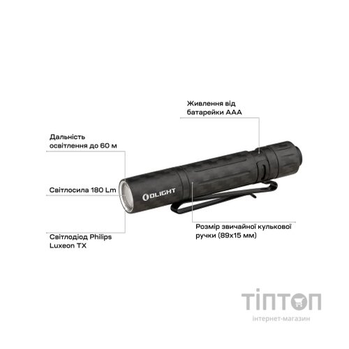 Ліхтар Olight I3T EOS Carbon Fiber