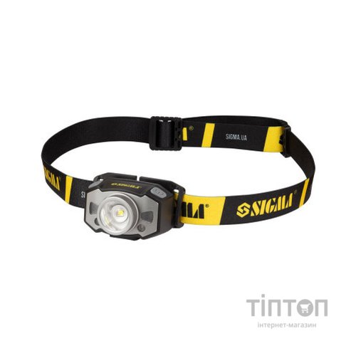 Ліхтар Sigma LED 300Лм 1200мАч із сенсором та фокусуванням (5390251)